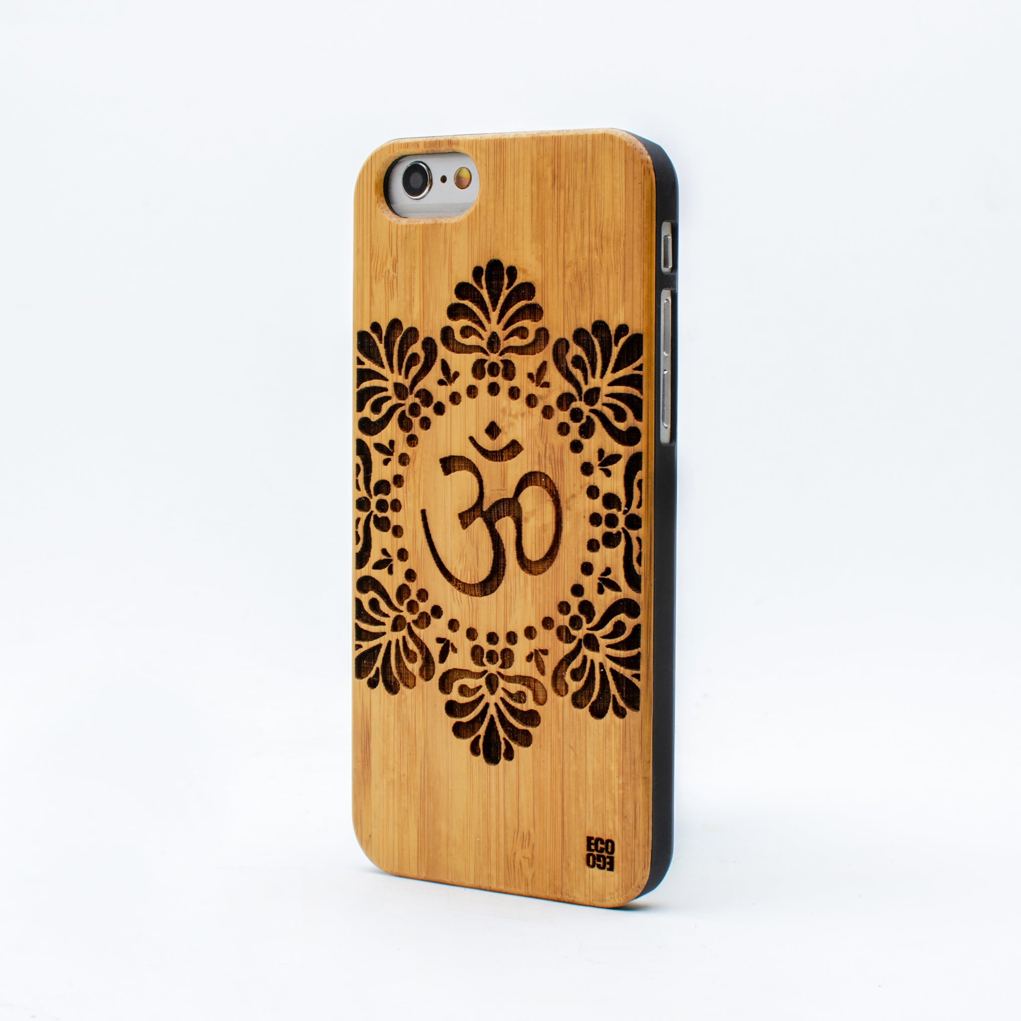 bamboo iphone 6 case om symbol ecoego