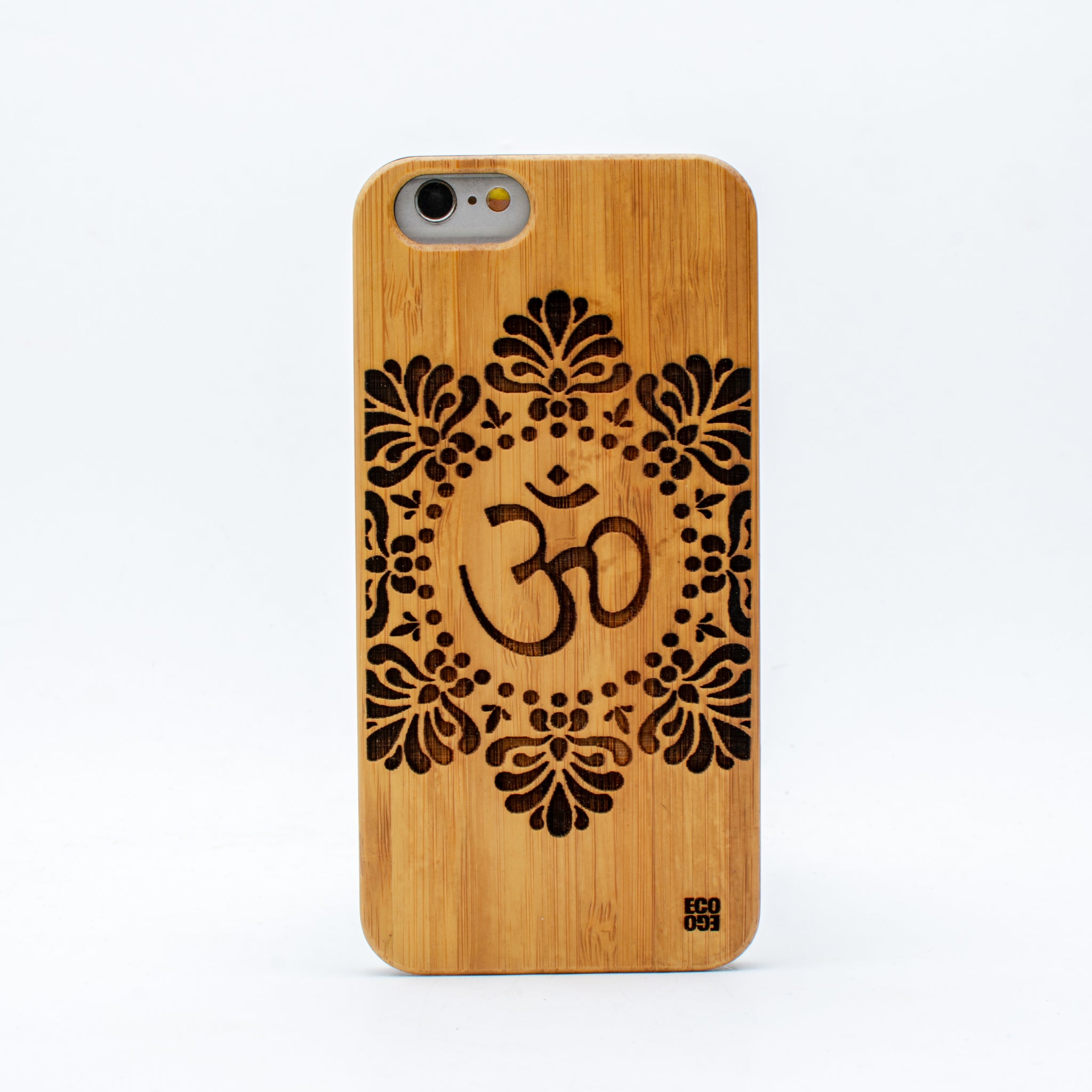 bamboo iphone 6 case om symbol ecoego