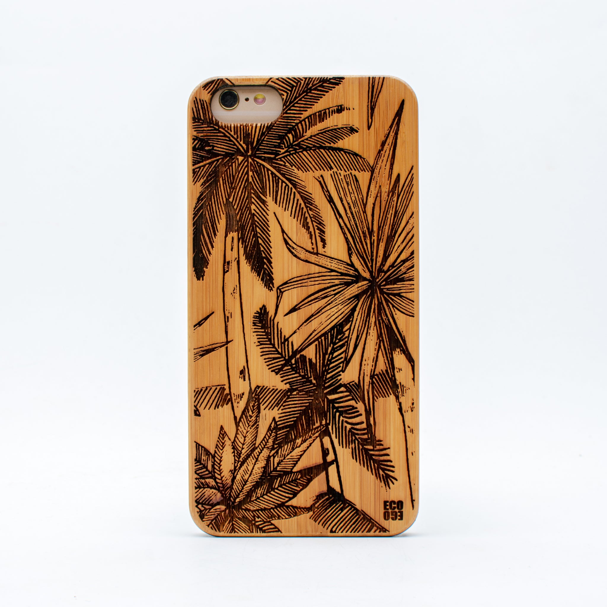 bamboo iphone 6+case palm tree ecoego