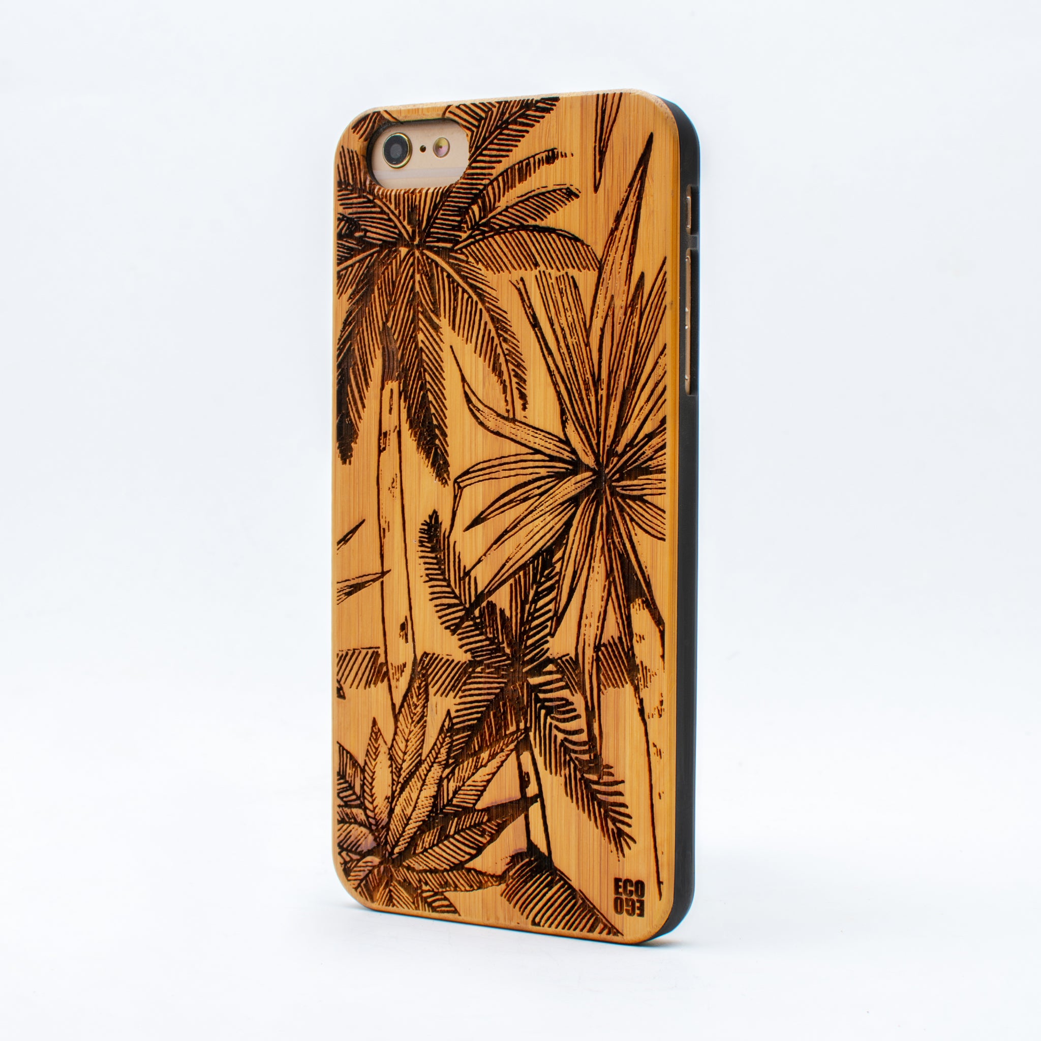 bamboo iphone 6+case palm tree ecoego