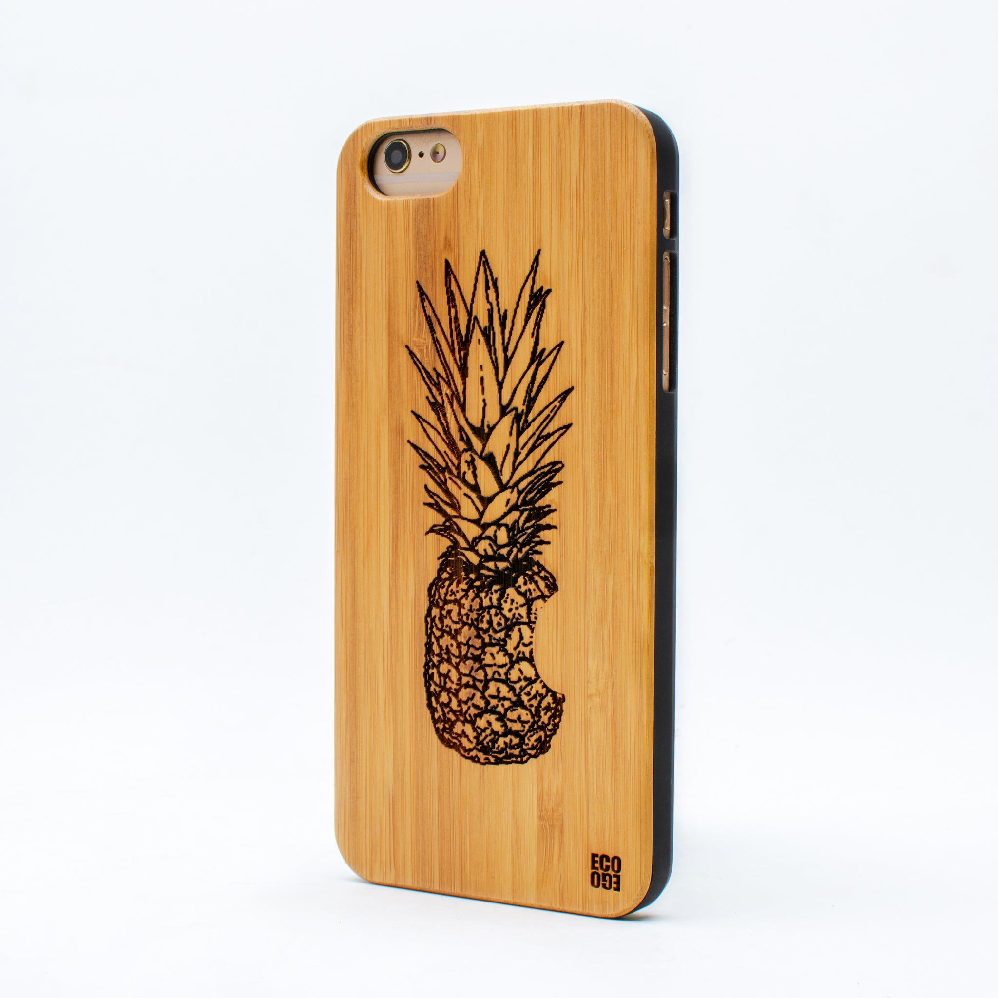 bamboo iphone 6+ case pineapple ecoego