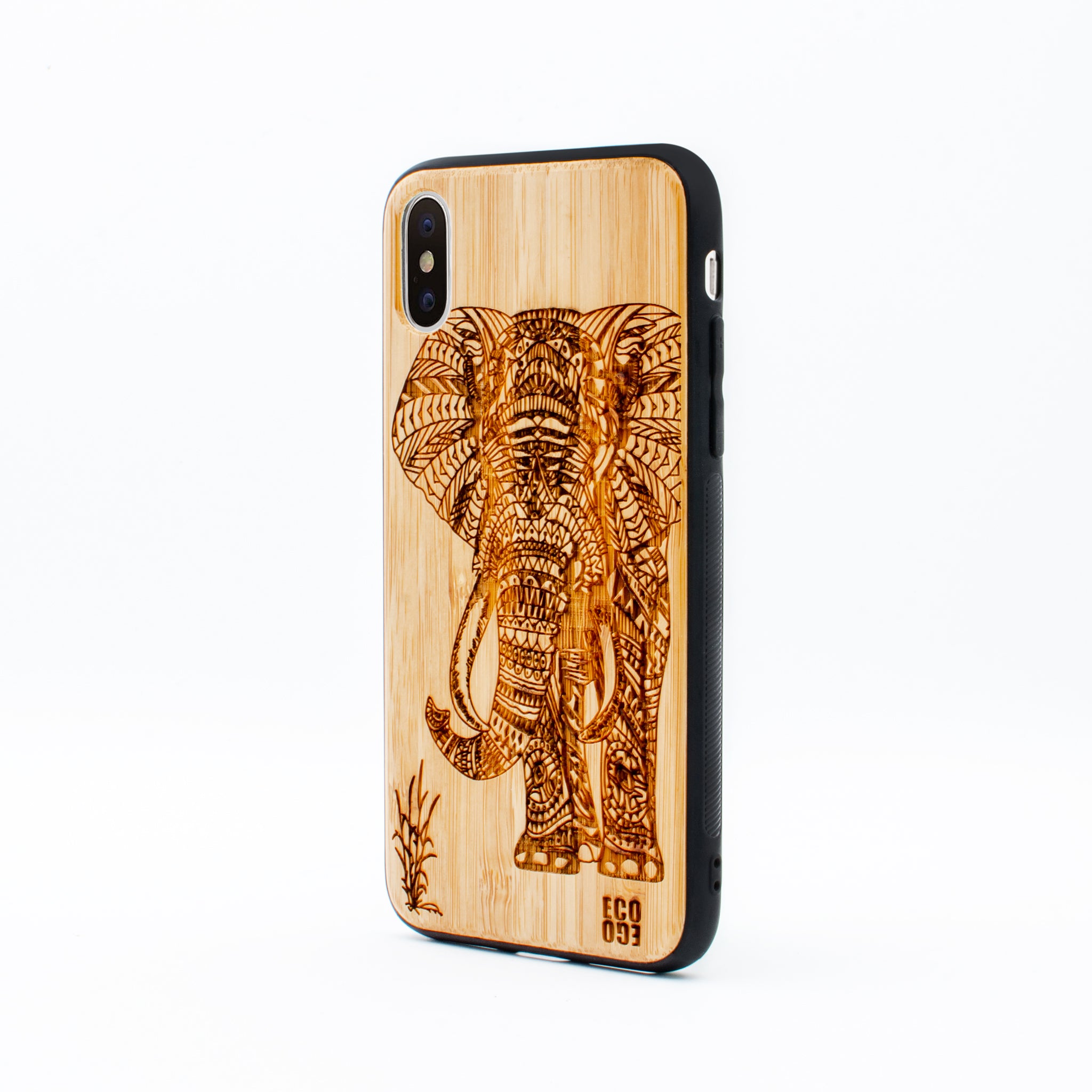 bamboo iphone x case elephant ecoego