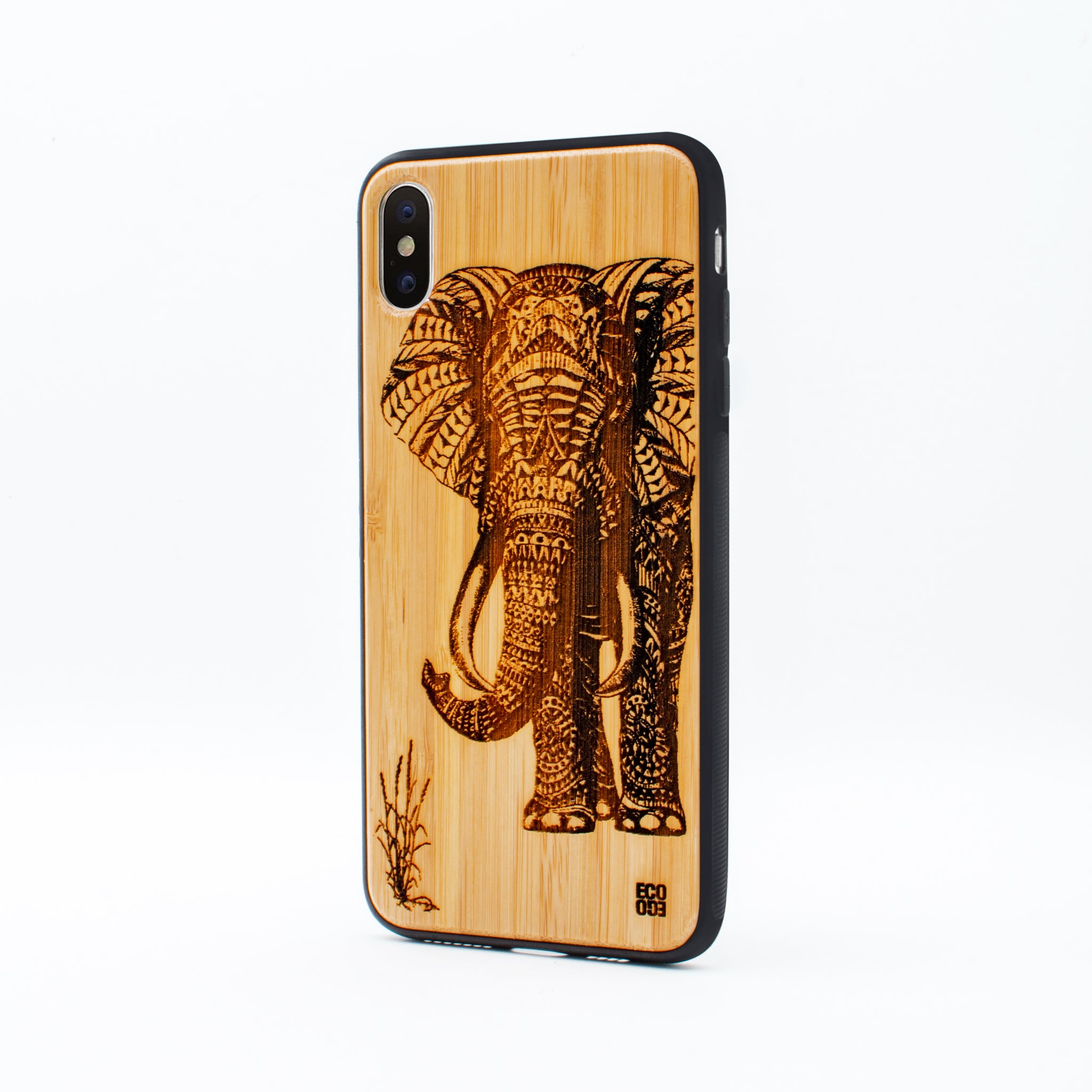 bamboo iphone x max case elephant ecoego