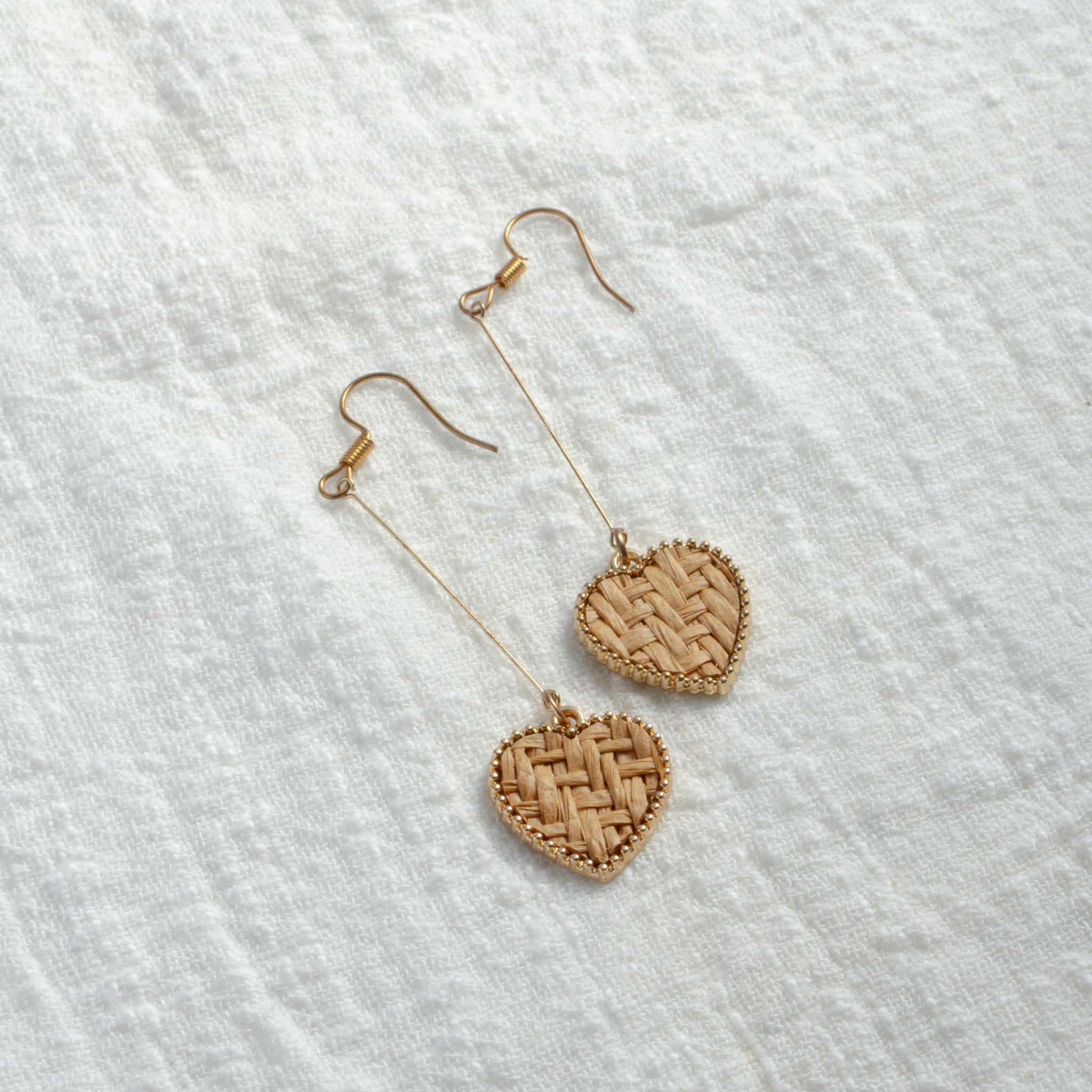 rattan earring dahlia ecoego